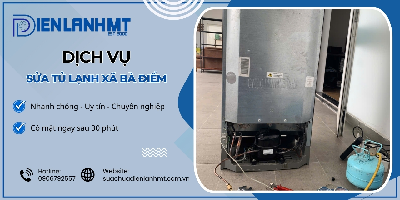 Quy trình sửa tủ lạnh Xã Bà Điểm