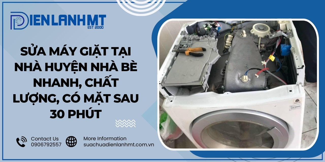 Quy trình sửa máy giặt tại Nhà Bè của Điện Lạnh MT