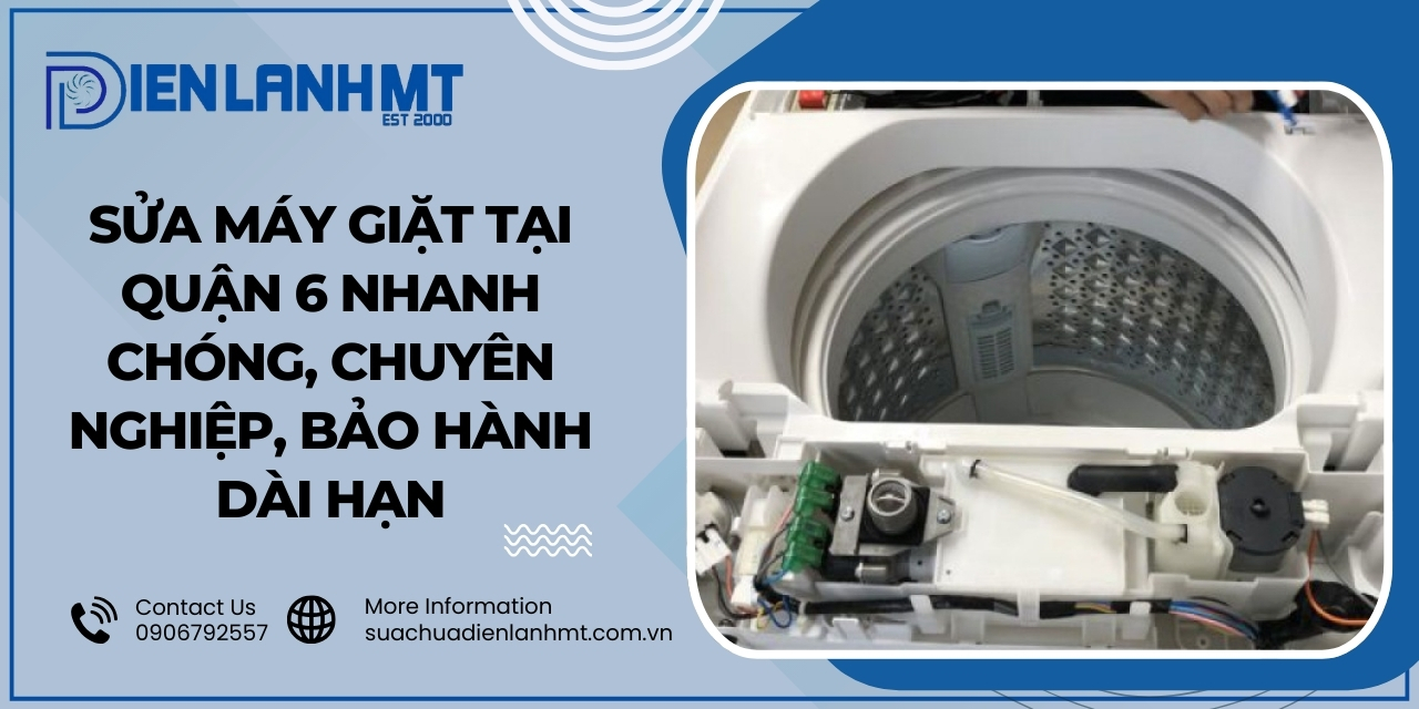 Bảng giá dịch vụ sửa máy giặt quận 6 của Điện Lạnh MT