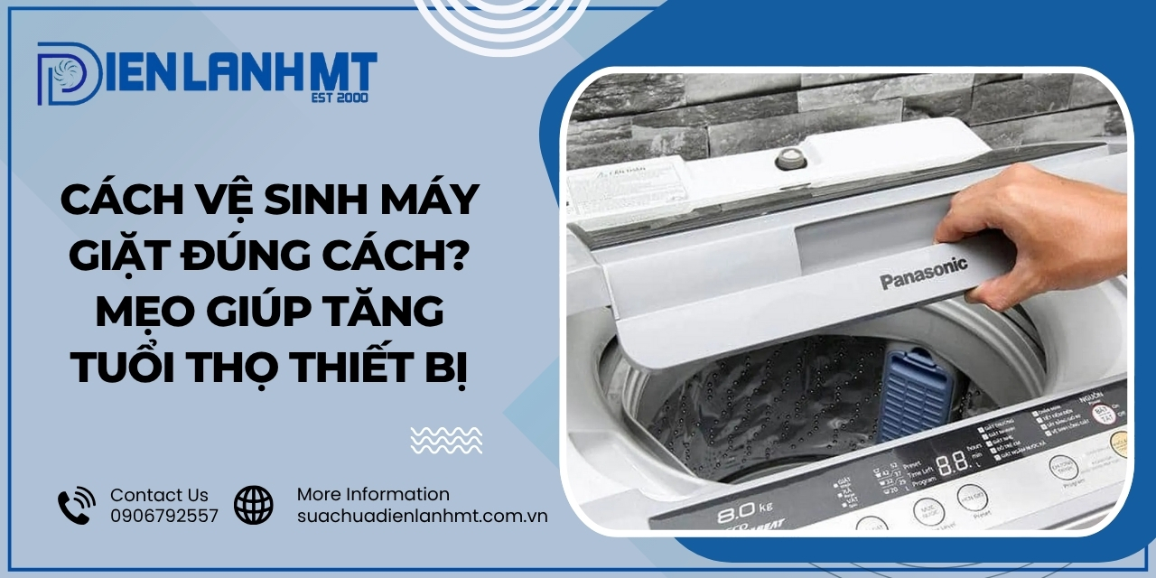 Tại sao việc vệ sinh máy giặt là cần thiết ?