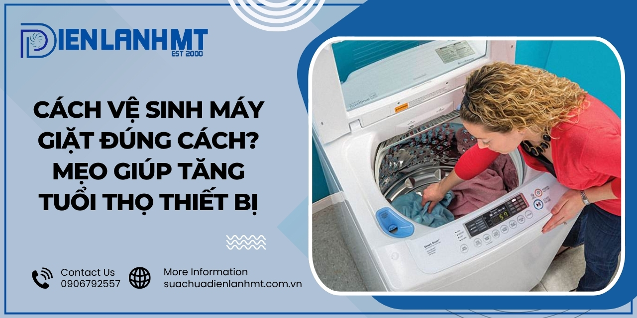 Tần suất vệ sinh máy giặt hợp lý