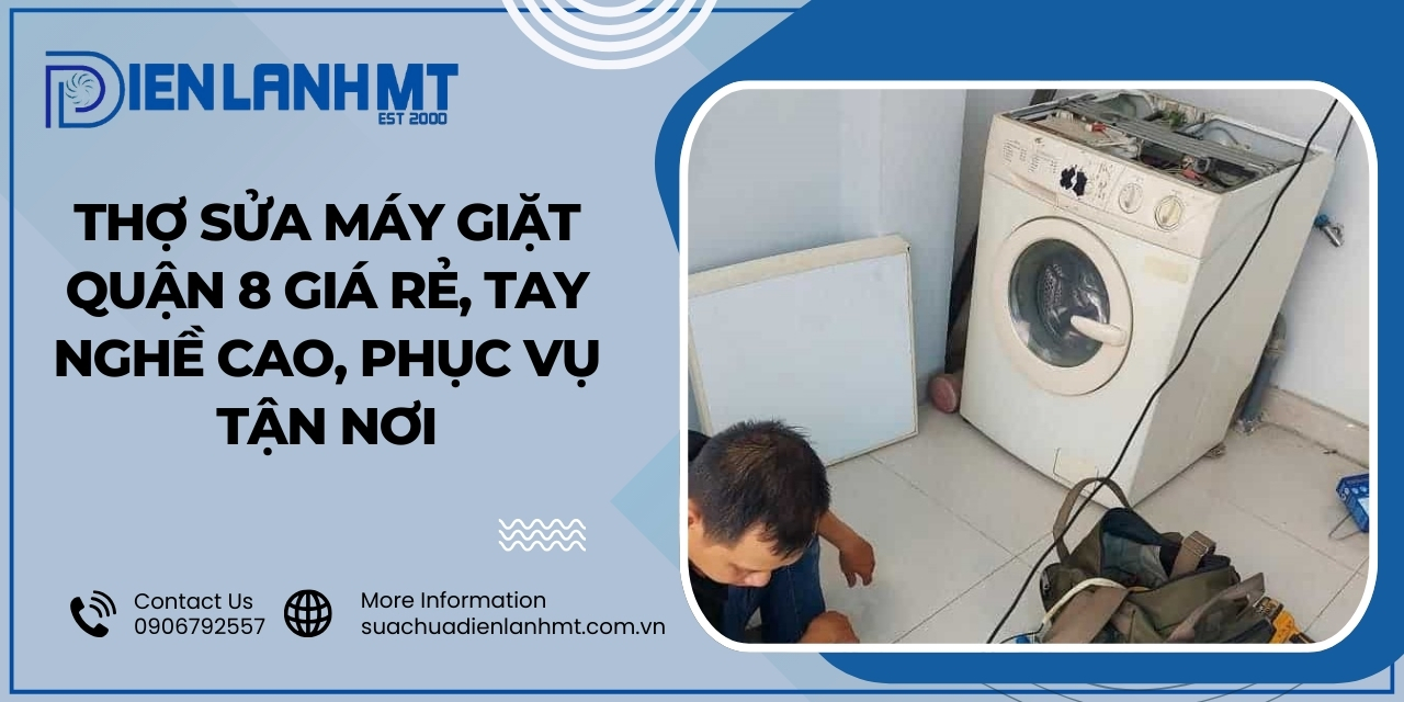 Các lỗi thường gặp cần được sửa chữa máy giặt tại quận 8