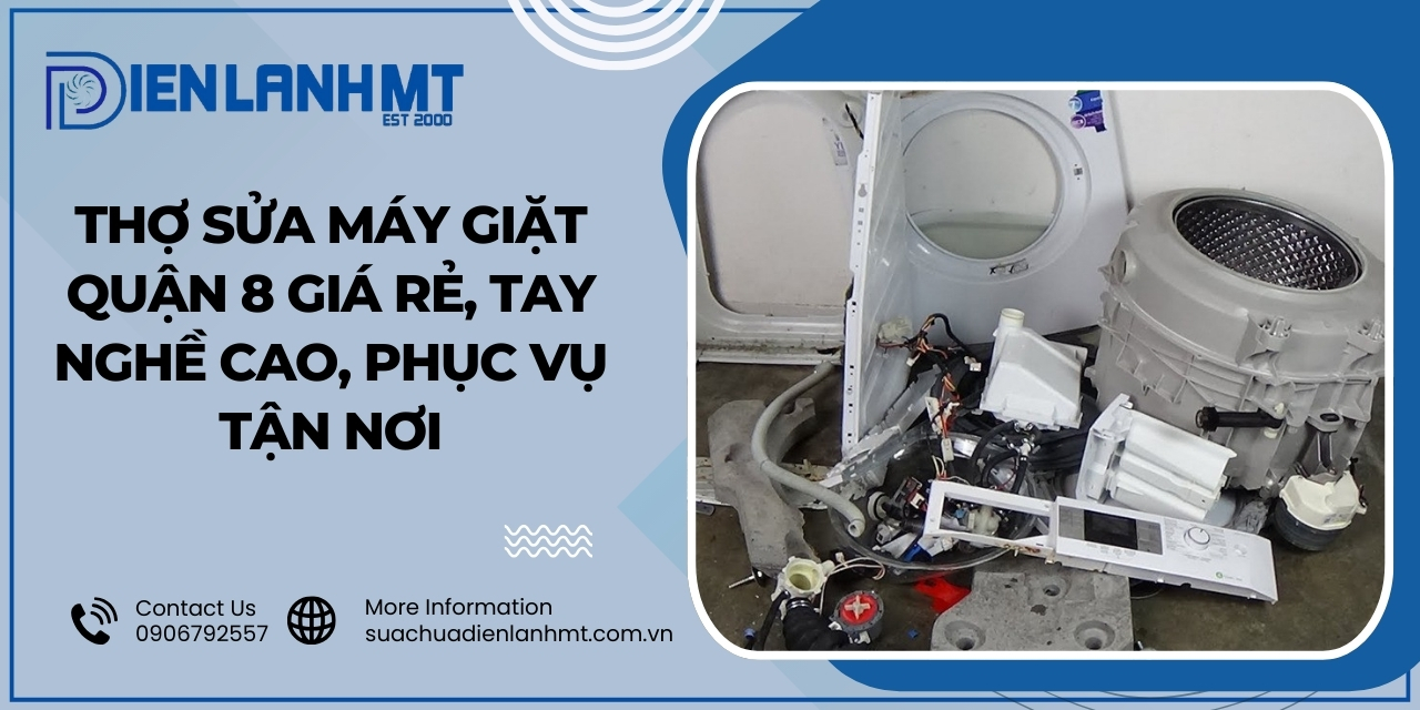 Bí quyết sử dụng máy giặt quận 8 bền bỉ, hạn chế hư hỏng