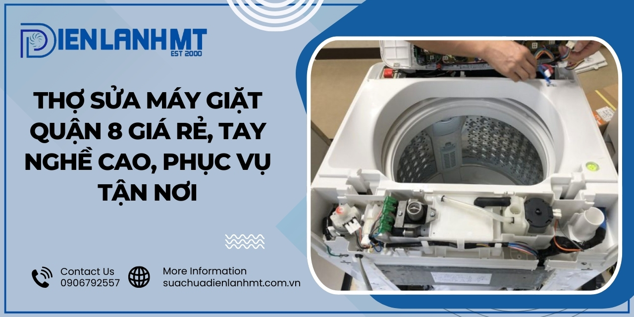 Quy trình sửa máy giặt quận 8 tại Điện Lạnh MT