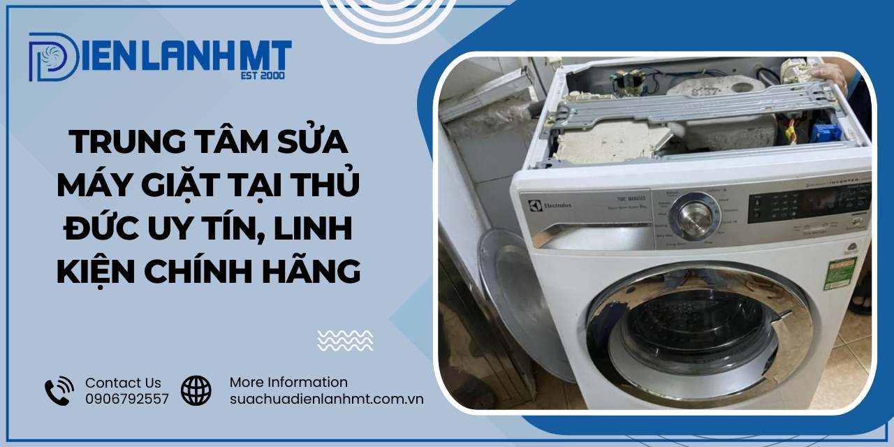 Các lỗi máy giặt thường gặp cần được sửa tại Thủ Đức